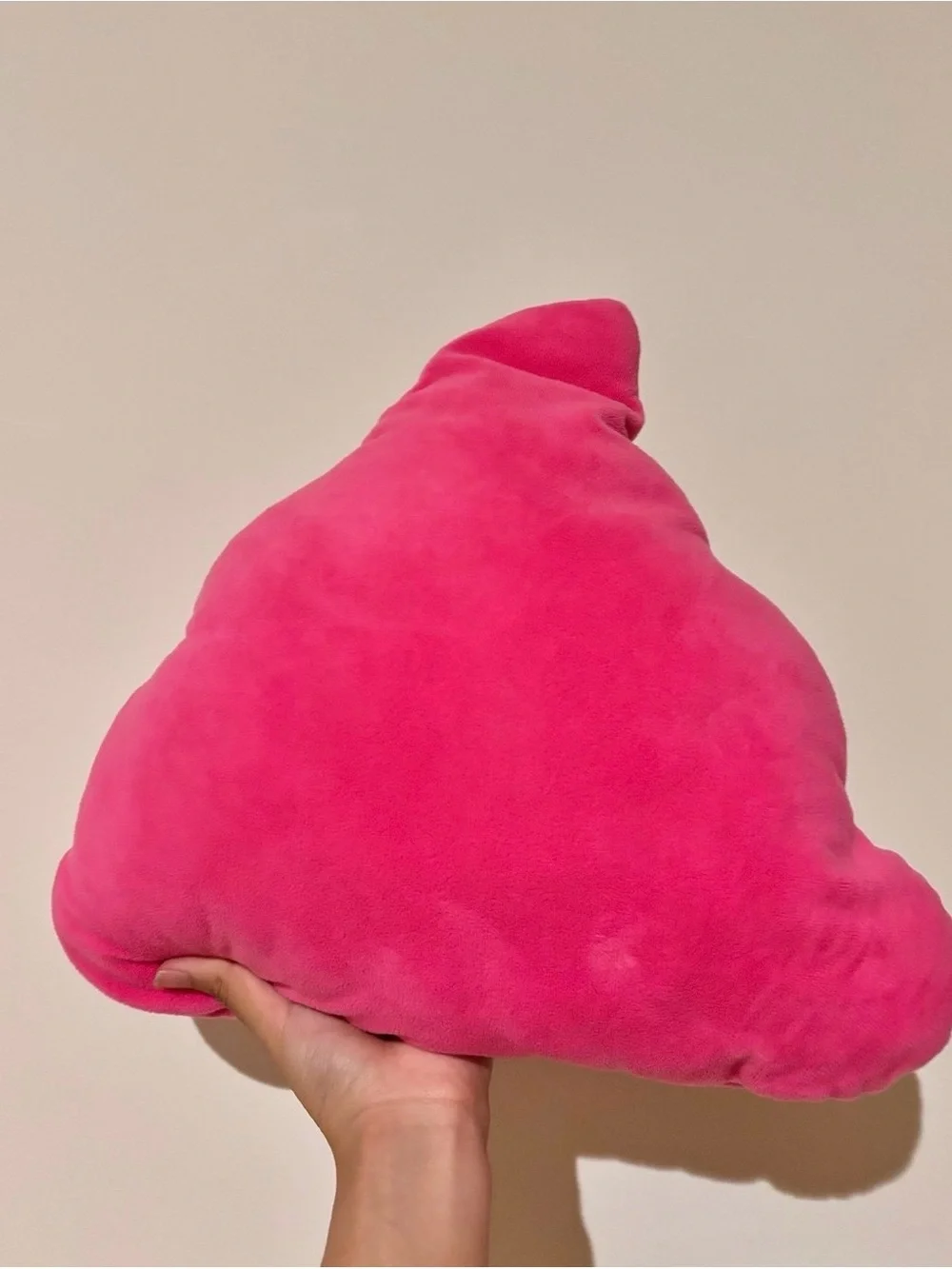 Pink Poop Emoji Pillow